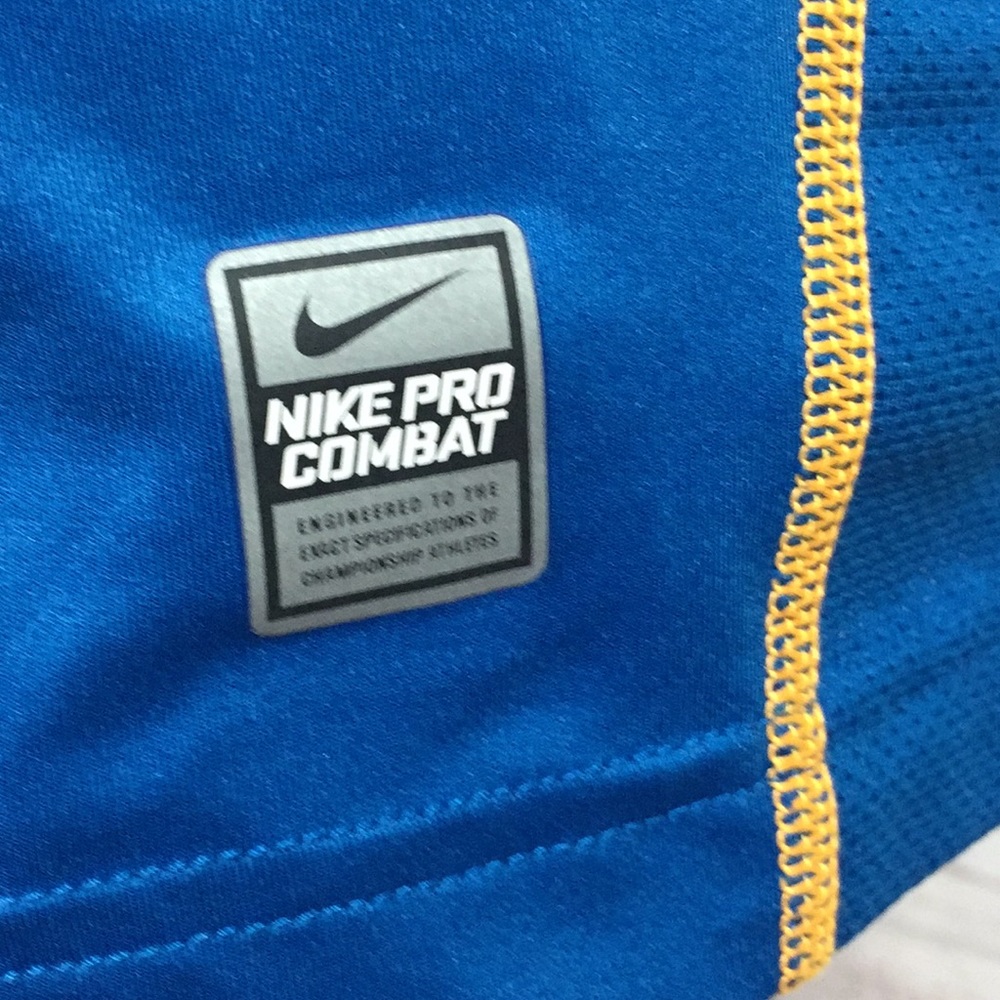 SOLD ON EBAY Nike DRI FIT pro combat multi sport rash guard compression shirt - Picture 3 of 8